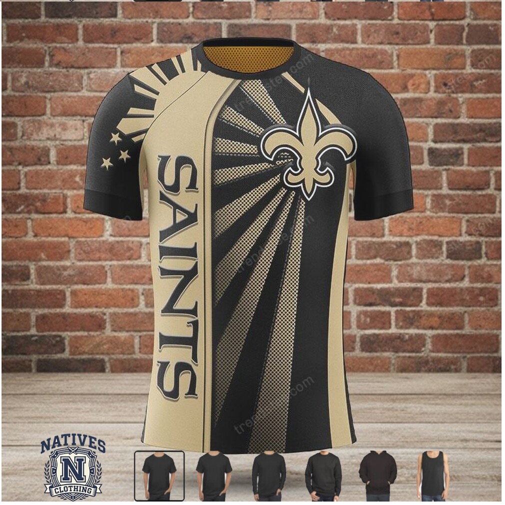 New Orleans Saints Football Sunburst Graphic Hoodie New Orleans Saints Football Sunburst Graphic Hoodie