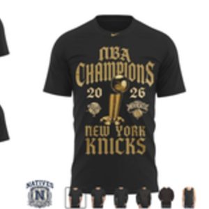 New York Basketball Champions Roster T Shirt