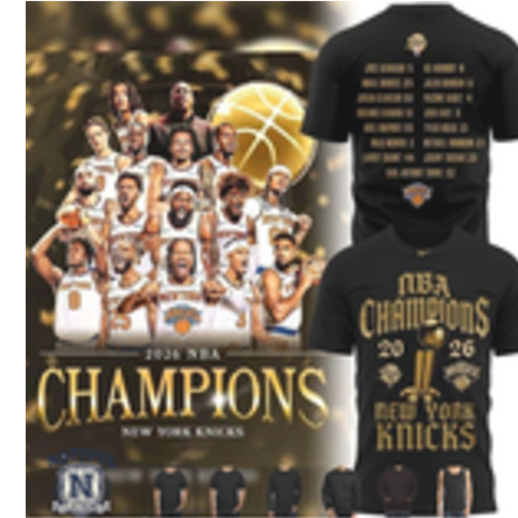 New York Basketball Champions Roster T Shirt New York Basketball Champions Roster T Shirt