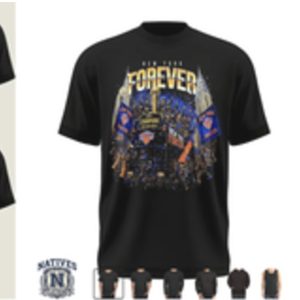 New York Basketball Championship Forever City T Shirt