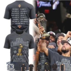 New York Basketball Finals Champions Roster T Shirt