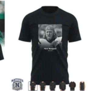 New York Football Nick Mangold 74 Memorial T Shirt