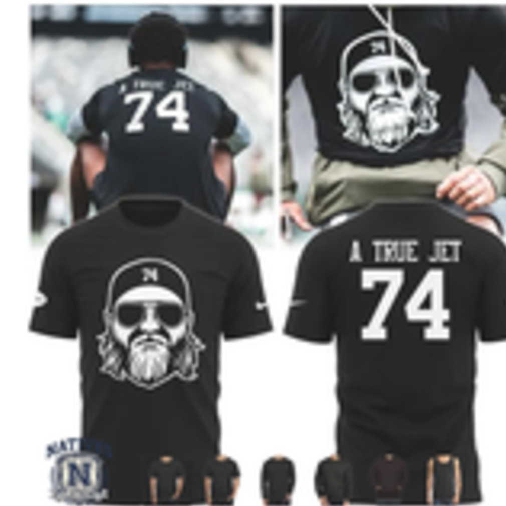 New York Football Nick Mangold 74 True Jet T Shirt New York Football Nick Mangold 74 True Jet T Shirt