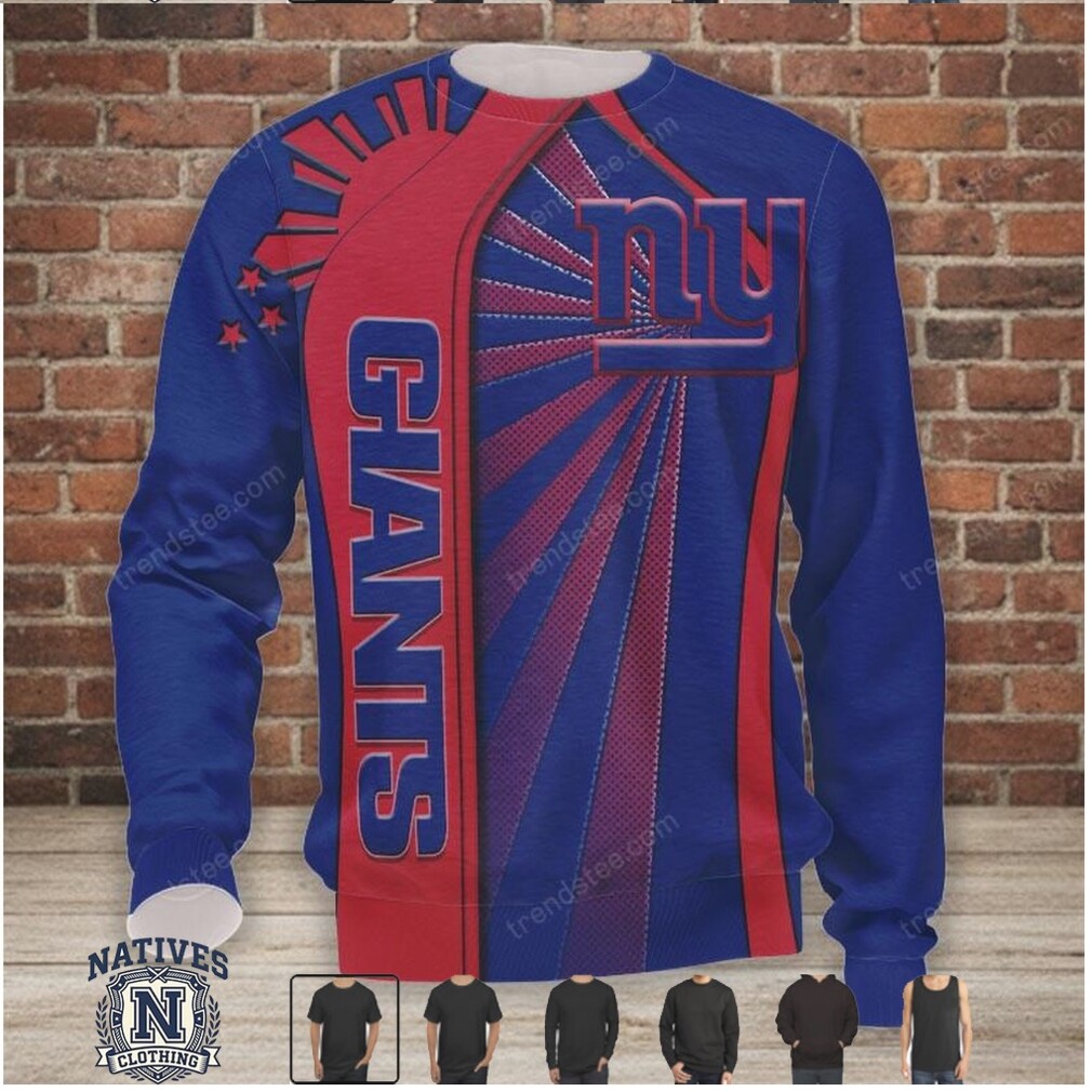 New York Giants Football Sunburst Graphic Hoodie New York Giants Football Sunburst Graphic Hoodie