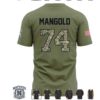New York Jets Nick Mangold 74 Gold Camo T Shirt New York Jets Nick Mangold 74 Gold Camo T Shirt