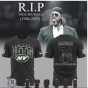 New York Jets Nick Mangold 74 Memories T Shirt