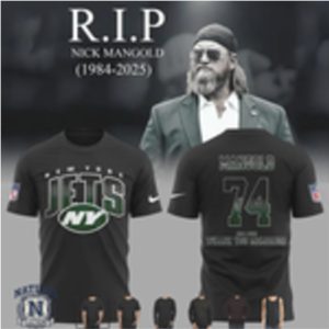 New York Jets Nick Mangold 74 Memories T Shirt