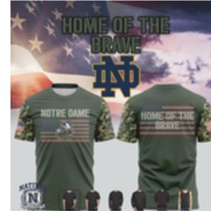 Notre Dame Fighting Irish Military Camo T Shirt