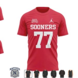 Oklahoma Sooners Luke Combs Number 77 T Shirt