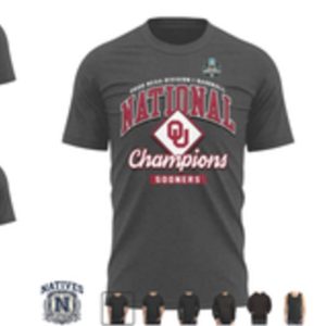 Oklahoma Sooners NCAA Baseball Champions T Shirt