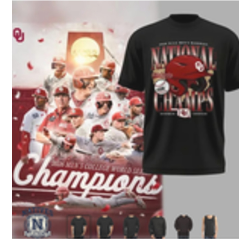 Oklahoma Sooners National Champions Helmet T Shirt Oklahoma Sooners National Champions Helmet T Shirt