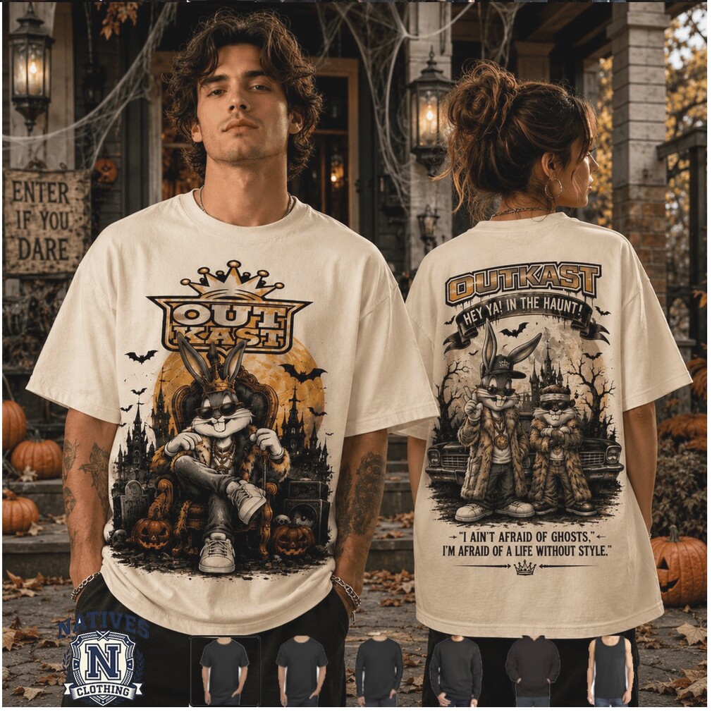 Outkast Bugs Bunny Halloween Haunted T Shirt Outkast Bugs Bunny Halloween Haunted T Shirt