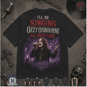 Ozzy Osbourne Heavy Metal Rock Concert T Shirt