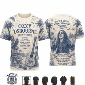 Ozzy Osbourne Prince Of Darkness Vintage Music T Shirt