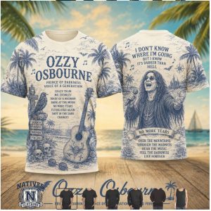 Ozzy Osbourne Prince Of Darkness Vintage Music T Shirt