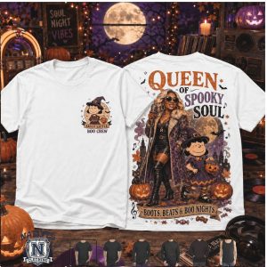 Peanuts Snoopy Woodstock Sassy Little Boo Crew Halloween T Shirt
