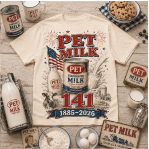 Pet Milk Celebrating 141 Years Creamery Vintage T Shirt