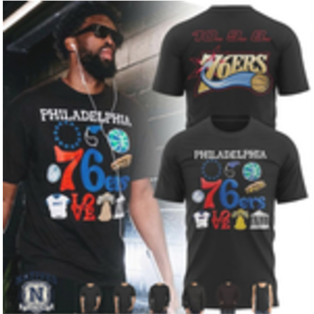 Philadelphia Basketball 76ers City Love T Shirt Philadelphia Basketball 76ers City Love T Shirt