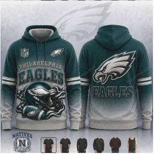 Philadelphia Eagles Football Helmet Vintage Sweatshirt