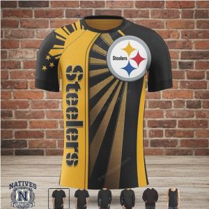 Pittsburgh Steelers Logo Sunburst Fan Jersey
