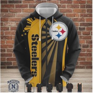 Pittsburgh Steelers Logo Sunburst Fan Jersey
