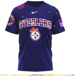 Pittsburgh Steelers Sugar Skull Hispanic Heritage Month Shirt Pittsburgh Steelers Sugar Skull Hispanic Heritage Month Shirt