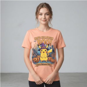 Pokemon Pikachu Witch Kanto Halloween Boo Spooky Squad T Shirt