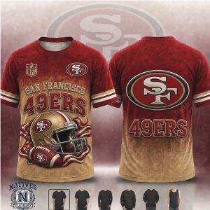 San Francisco 49ers Football Helmet Logo Sweater