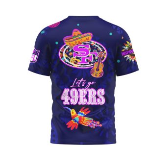 San Francisco 49ers Sugar Skull Hispanic Heritage Month Shirt