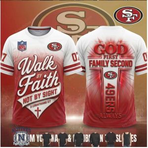 San Francisco Football God First Family Second Jersey