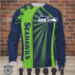 Seattle Football Sunburst Logo Fan Jersey