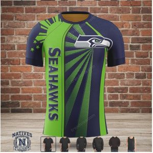 Seattle Football Sunburst Logo Fan Jersey