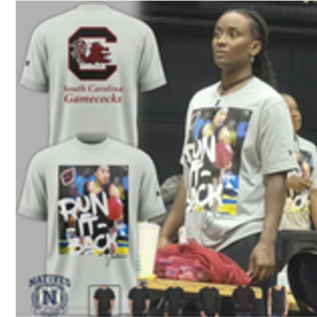 South Carolina Gamecocks Run It Back Basketball T Shirt South Carolina Gamecocks Run It Back Basketball T Shirt