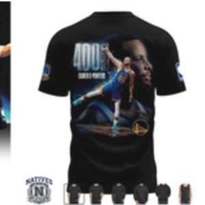 Stephen Curry Career 3 Pointers Golden State Warriors T Shirt
