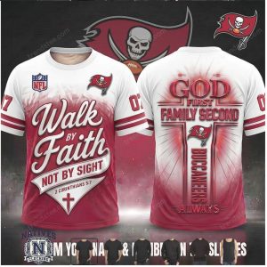 Tampa Bay Buccaneers Football Cross Walk By Faith T Shirt