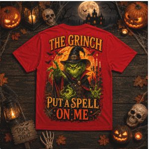The Grinch Spooky Season Halloween Witch T Shirt
