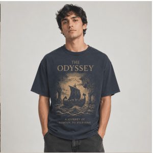 The Odyssey Greek Mythology Ship Not All Who Wander T Shirt
