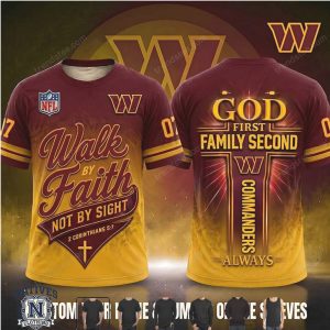 Washington Football Cross Walk By Faith T Shirt