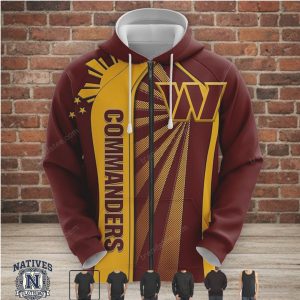 Washington Football Sunburst Logo Fan Sweater