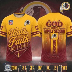 Washington Redskins Football Cross Walk By Faith T Shirt
