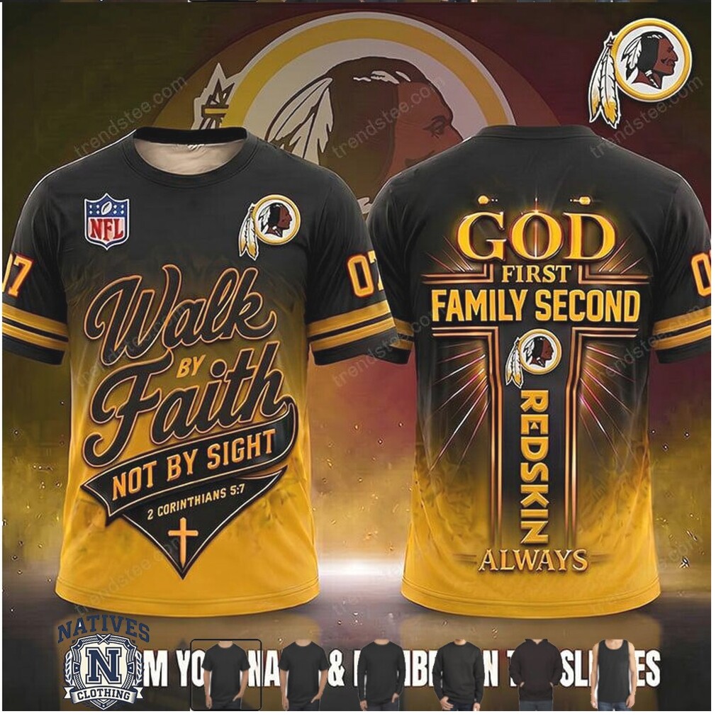 Washington Redskins Football Cross Walk By Faith T Shirt Washington Redskins Football Cross Walk By Faith T Shirt