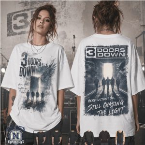 3 Doors Down Still Chasing The Light Rock Band Retro T Shirt