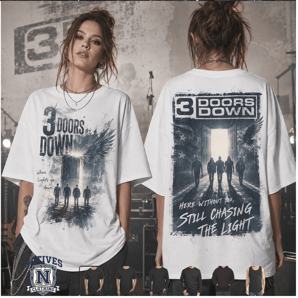 3 Doors Down Still Chasing The Light Rock Band Retro T Shirt 3 Doors Down Still Chasing The Light Rock Band Retro T Shirt