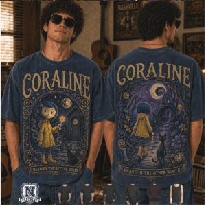 Coraline Yellow Raincoat Beyond The Little Door Vintage T Shirt