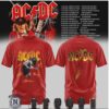AC DC PWR UP Tour Rock Band Concert Tour T Shirt AC DC PWR UP Tour Rock Band Concert Tour T Shirt