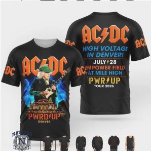 AC DC Denver Empower Field Pwr Up Tour Rock Sweater