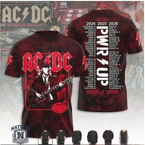 AC DC Pwr Up World Tour Rock Band Concert Hoodie