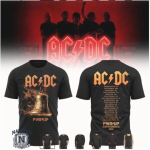 AC DC Rock Band North America Tour Concert T Shirt