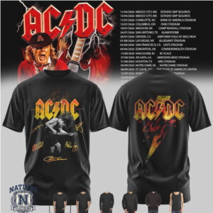 AC DC Rock Band Tour Concert Heavy Metal T Shirt