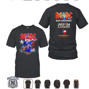 AC DC San Antonio Alamodome Pwr Up Tour Rock Hoodie